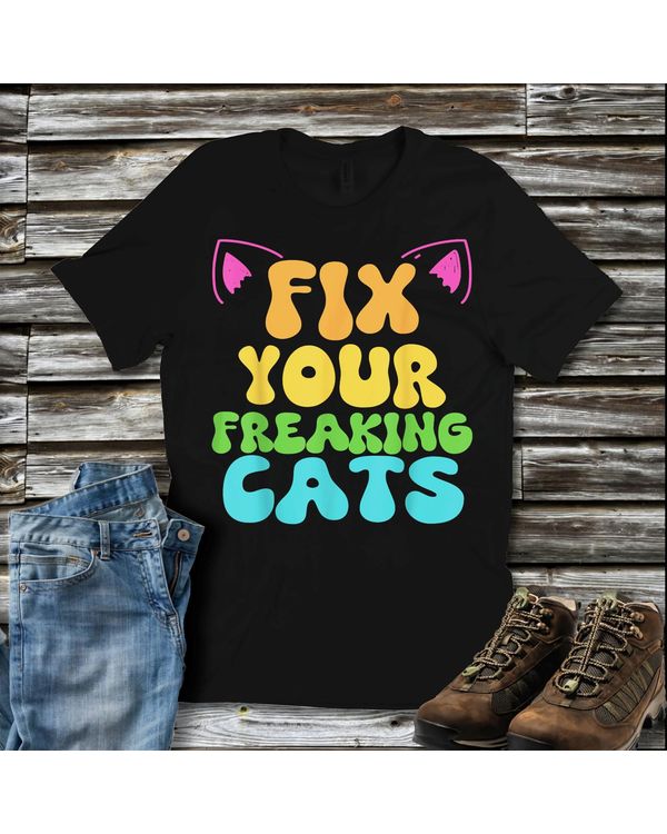 Cat kitten spay neuter rescue shelter feral awareness cats T-Shirt